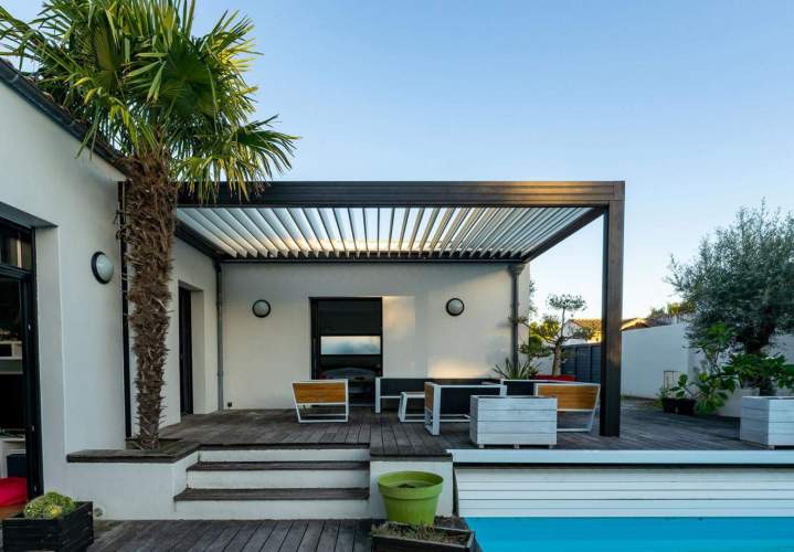 Projet de pose de pergola bioclimatique Porto-Vecchio