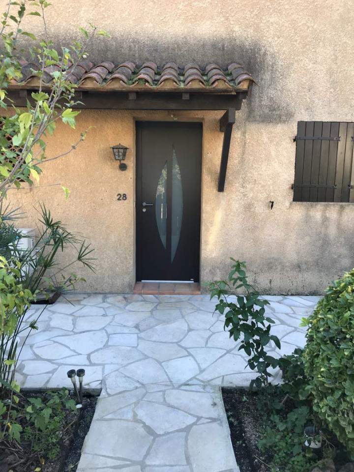 Porte d'entrée en PVC Porto-Vecchio