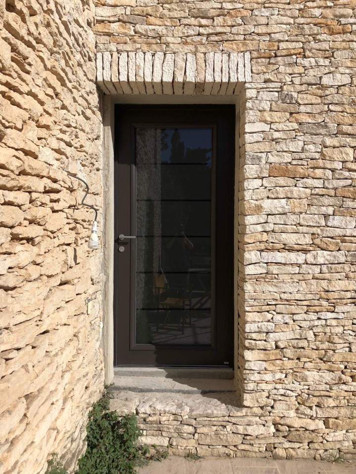 Porte d'entrée en alu Porto-Vecchio
